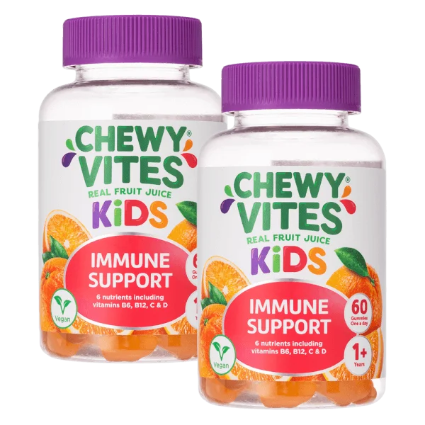 Combo 2 Thực phẩm bổ sung CHEWY VITES KIDS IMMUNE SUPPORT