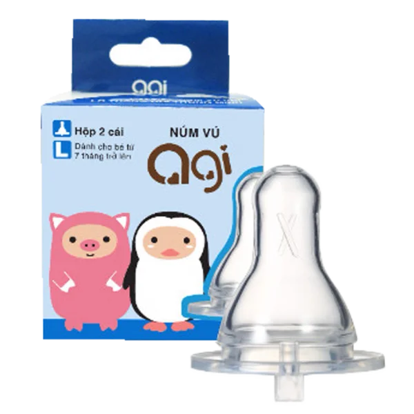 Núm ty Agi cổ hẹp size L (2 cái/ hộp)