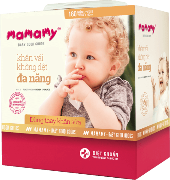 Khăn khô Mamamy 180 tờ