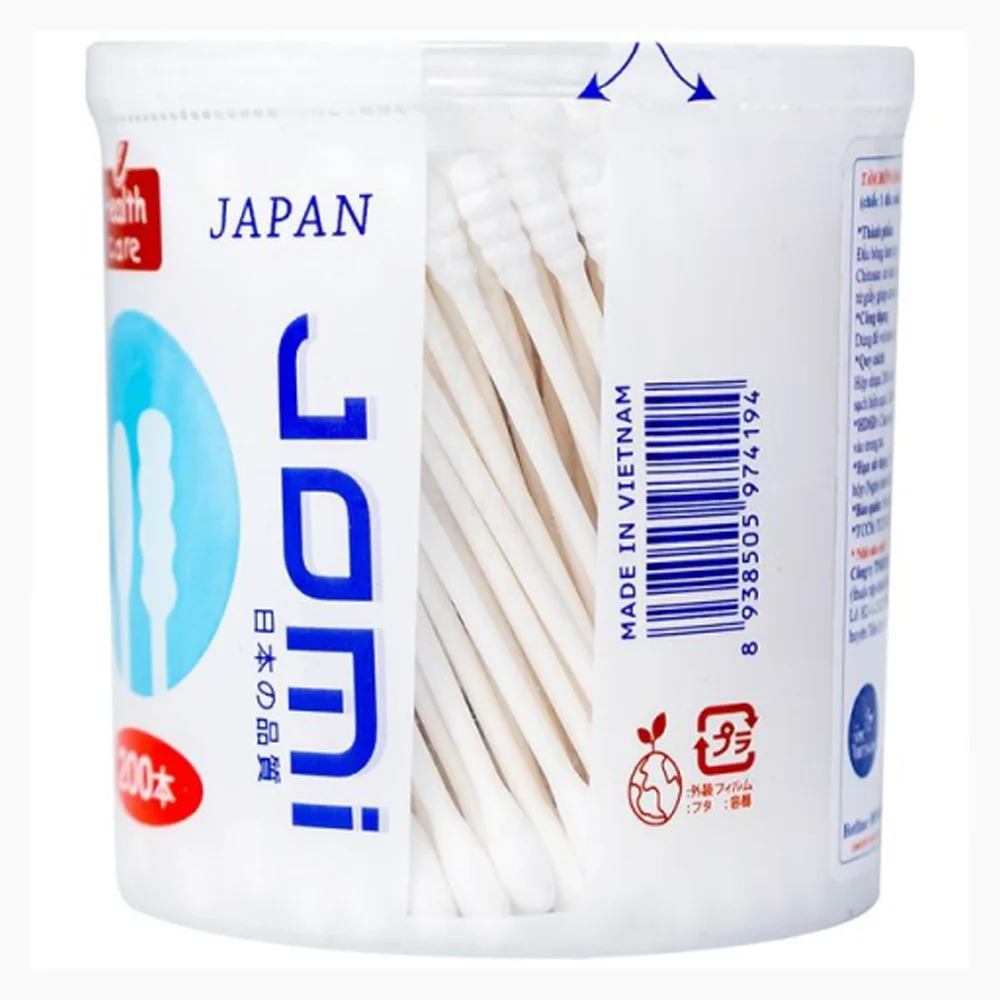 Combo 3 Tăm bông kháng khuẩn Jomi 200 que