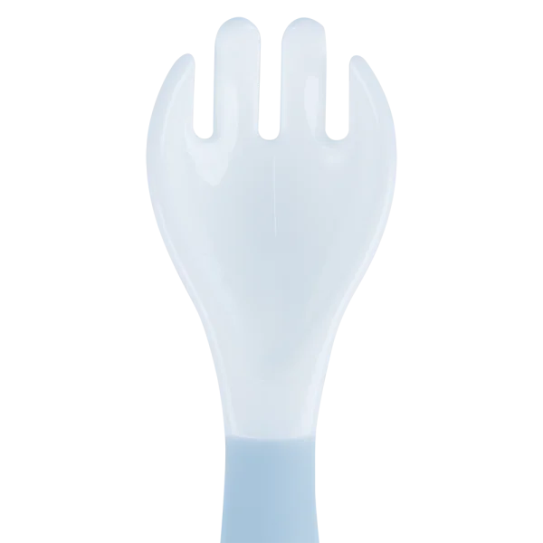 Bộ muỗng nĩa uốn cong BeBéar (Xanh, BS7535)