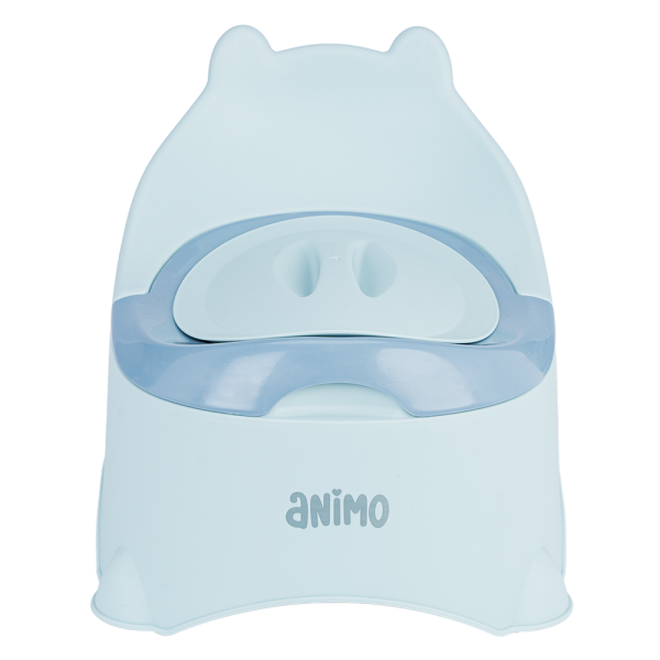 Bô vệ sinh tai gấu Animo (GH5115, xanh dương)