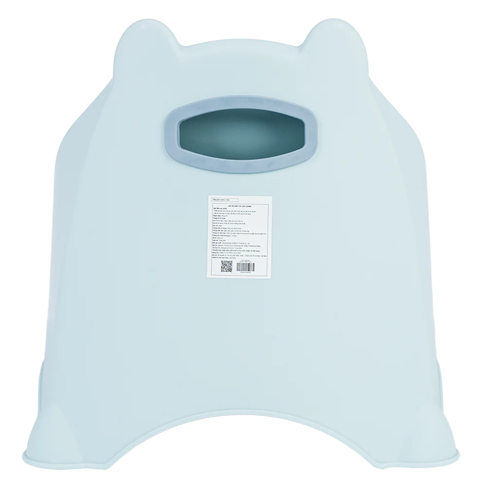 Bô vệ sinh tai gấu Animo (GH5115, xanh dương)