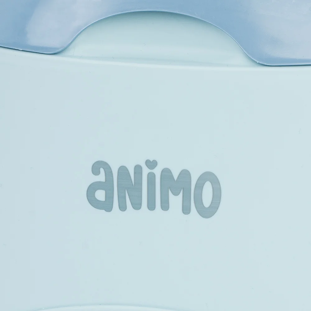 Bô vệ sinh tai gấu Animo (GH5115, xanh dương)