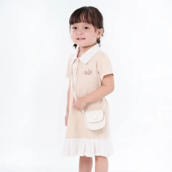 Đầm bé gái BST Sóc nhỏ Animo BH523035 (6M-6Y,Nâu)