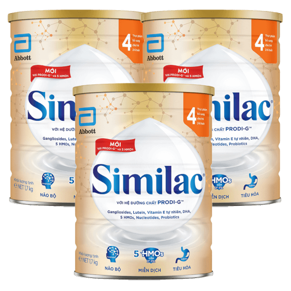 Combo 3 Sữa Similac 5G số 4 1,7kg (2-6 tuổi)