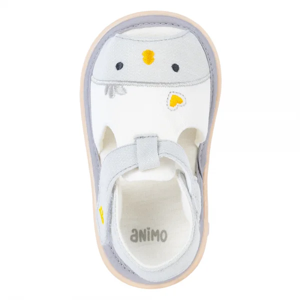 Giày tập đi chút chít Animo A2204_MN002 (14-17,Xám)