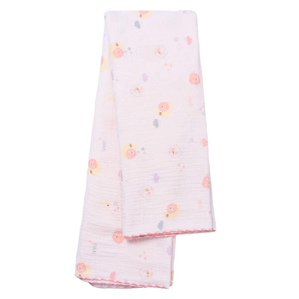 Chăn xô nhăn Cotton 4 lớp cao cấp Animo T2304_NBA002 (75x100cm,1 cái,Giao màu ngẫu nhiên)