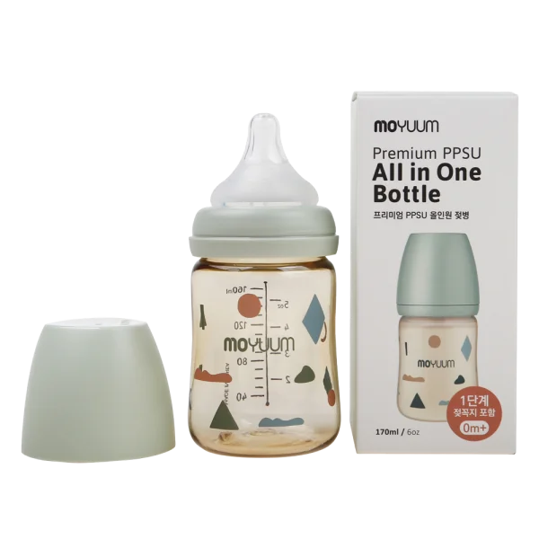 Bình sữa Moyuum PPSU 170ml (hoạ tiết mây)