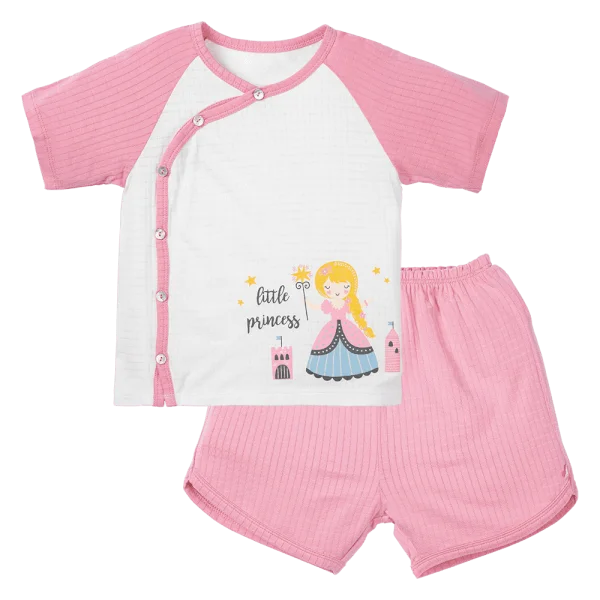 Bộ tính năng ngắn Chống muỗi, HT Lọ Lem Animo VĐ523009 (0-24M,Hồng)