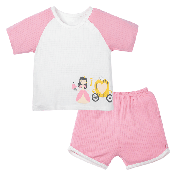 Bộ tính năng ngắn Chống muỗi, HT Lọ Lem Animo VĐ523008 (3-24M,Hồng)