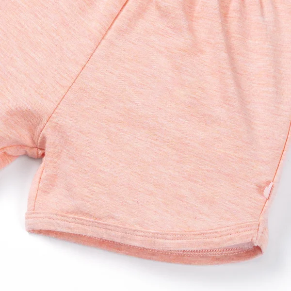 Bộ tính năng ngắn, vải sợi sồi BST Công chúa Animo BMC123079 (0-24M,Hồng dâu)