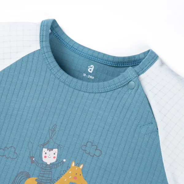 Bộ tính năng ngắn Chống muỗi, HT Hiệp Sĩ Animo VĐ523006 (3-24M,Xanh lá)