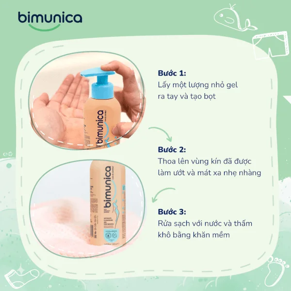 Dung dịch vệ sinh phụ nữ Bimunica 250ml
