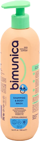Sữa Tắm Gội 2in1 Biminica Dành Cho Trẻ Sơ Sinh và Trẻ Nhỏ - 500ml