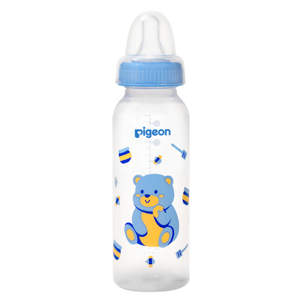 Bình sữa Pigeon PP tiêu chuẩn 240ml  - Gấu