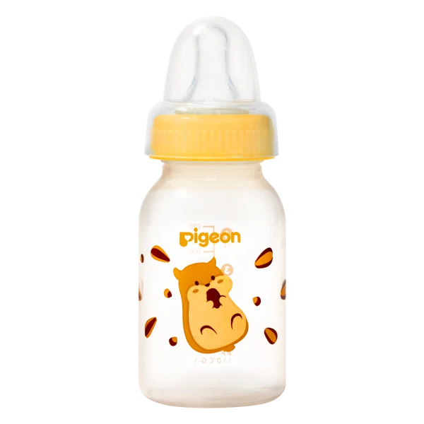 Bình sữa Pigeon PP tiêu chuẩn 120ml  - Hamster