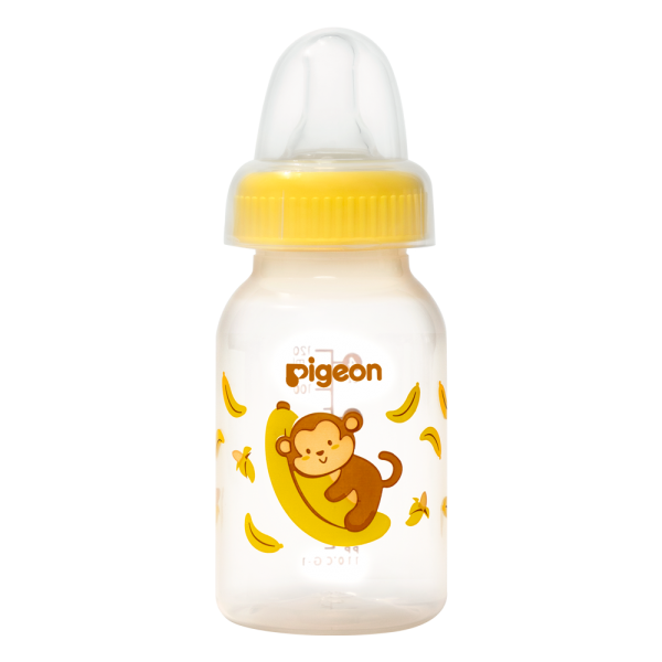 Bình sữa Pigeon PP tiêu chuẩn 120ml  - Khỉ