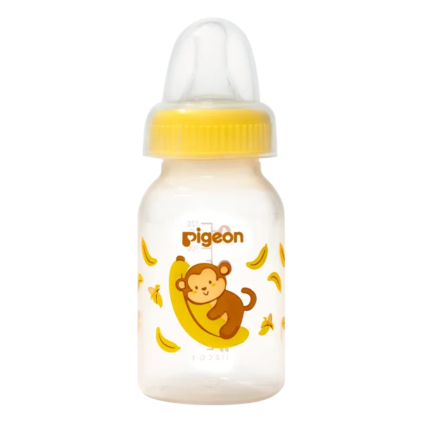 Bình sữa Pigeon PP tiêu chuẩn 120ml  - Khỉ