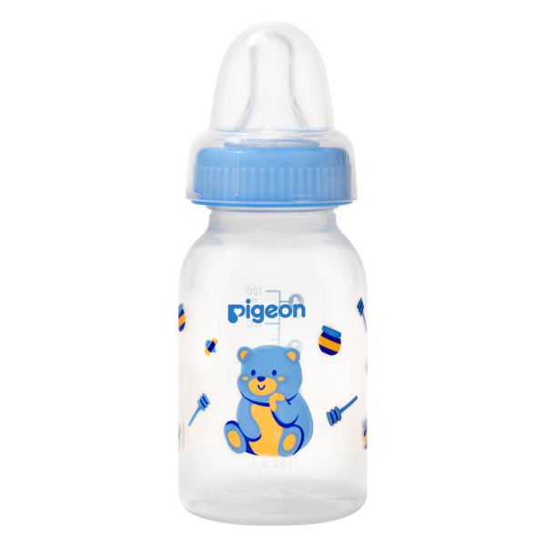 Bình sữa Pigeon PP tiêu chuẩn 120ml  - Gấu