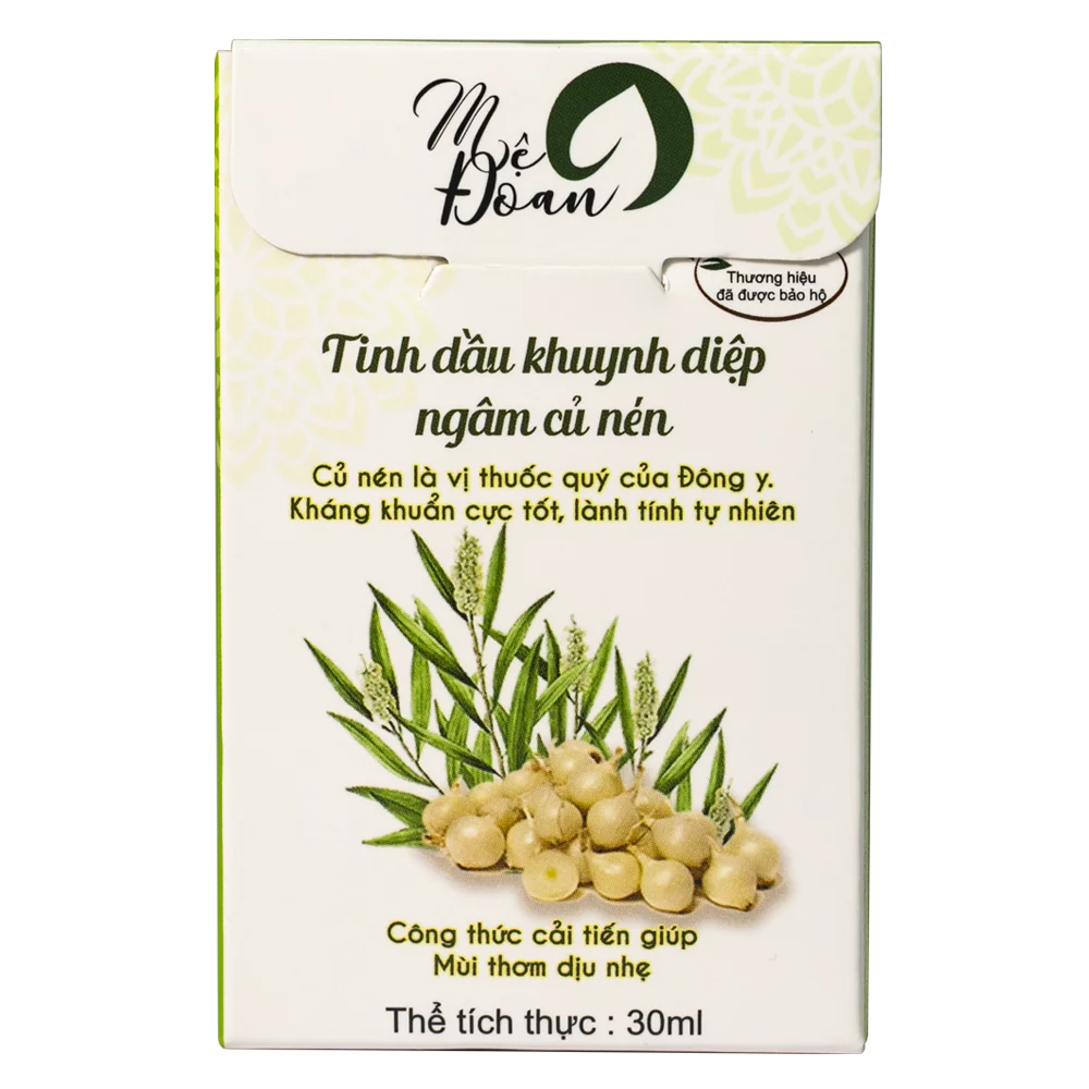 Tinh dầu khuynh diệp ngâm củ nén Mệ Đoan