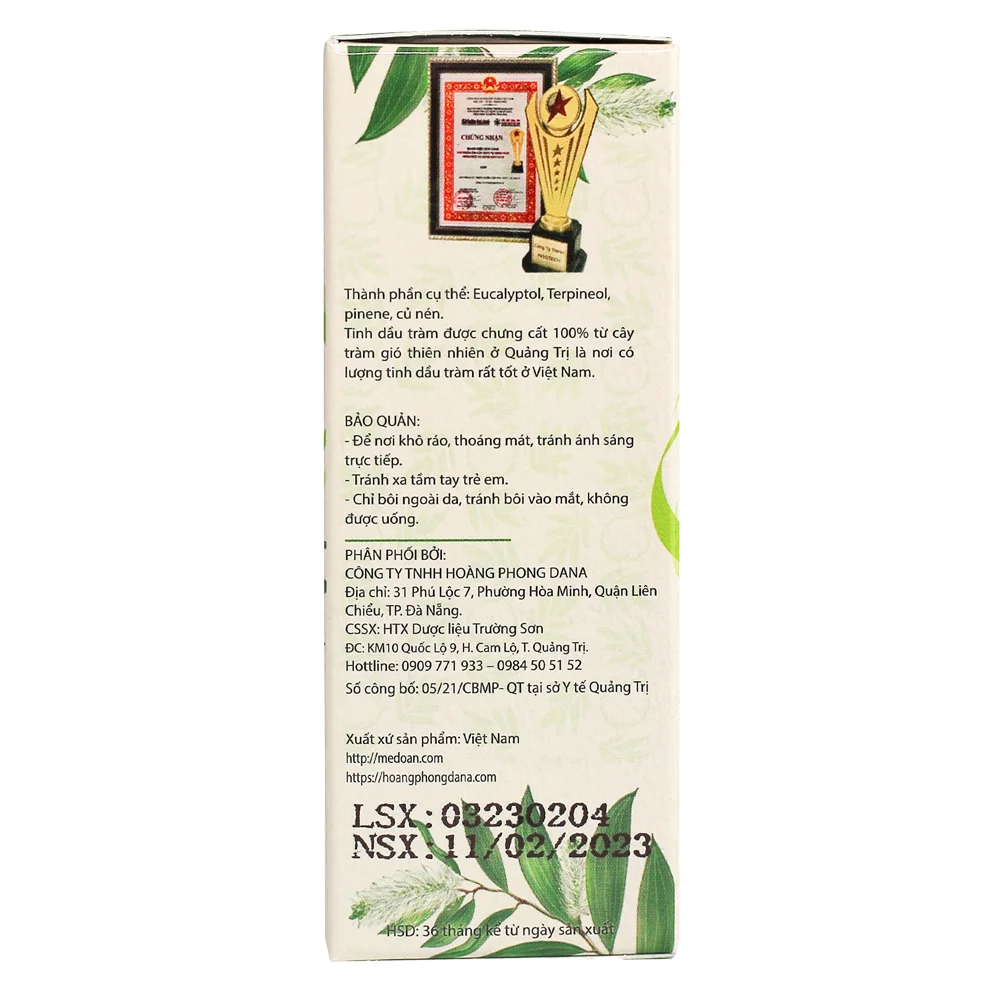 Tinh dầu tràm củ nén Mệ Đoan - 50ml