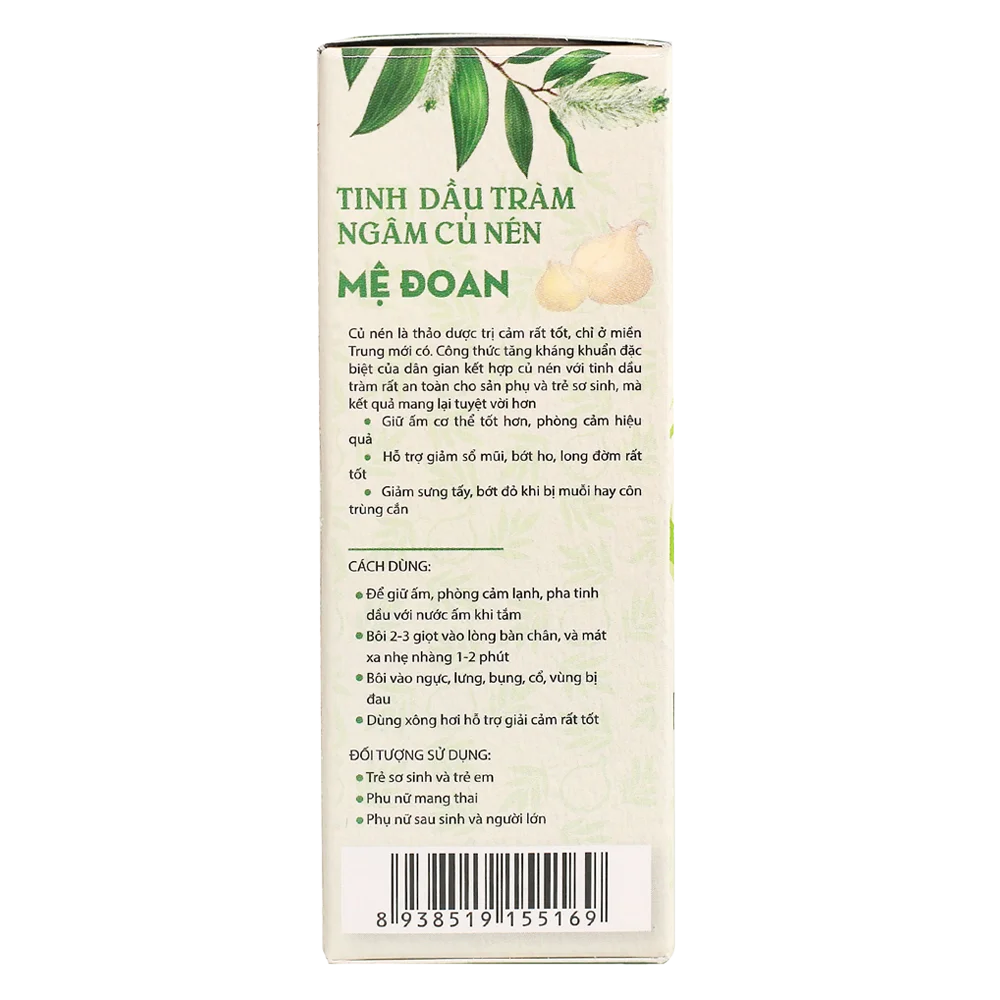 Tinh dầu tràm củ nén Mệ Đoan - 50ml