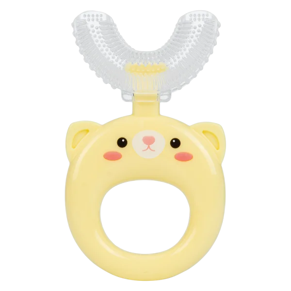 Bàn chải chữ U silicone Animo (Vàng, GH-TRMKU01)