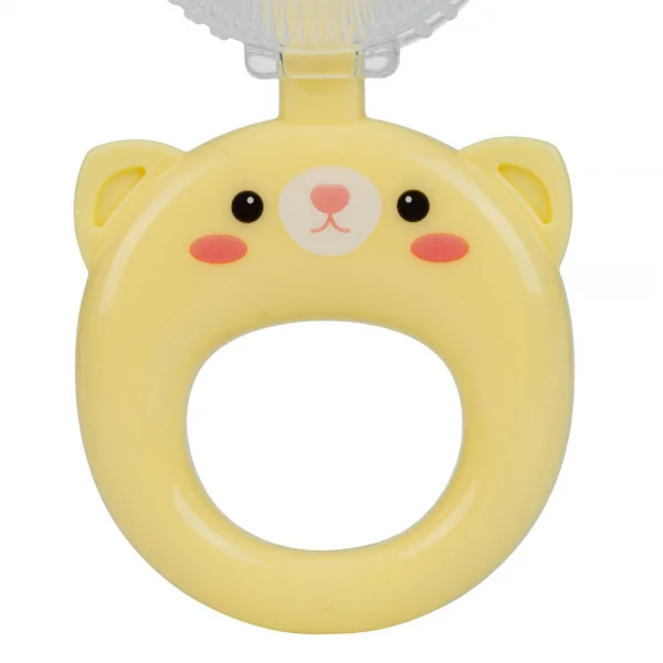 Bàn chải chữ U silicone Animo (Vàng, GH-TRMKU01)