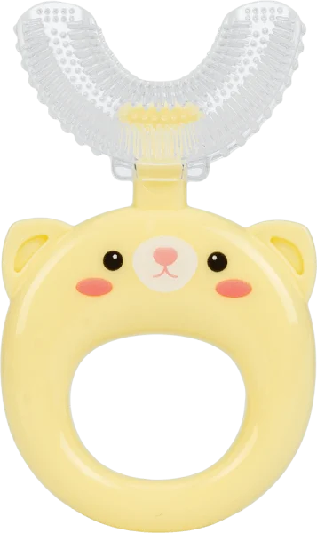 Bàn chải chữ U silicone Animo (Vàng, GH-TRMKU01)