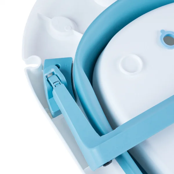 Thau tắm gấp gọn cảm biến nhiệt cá voi Animo (xanh dương)