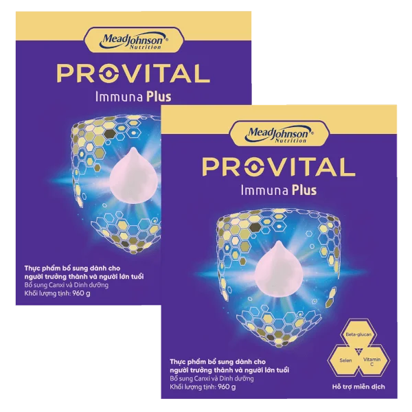 Combo 2 Thực phẩm bổ sung Provital Immuna Plus 960G