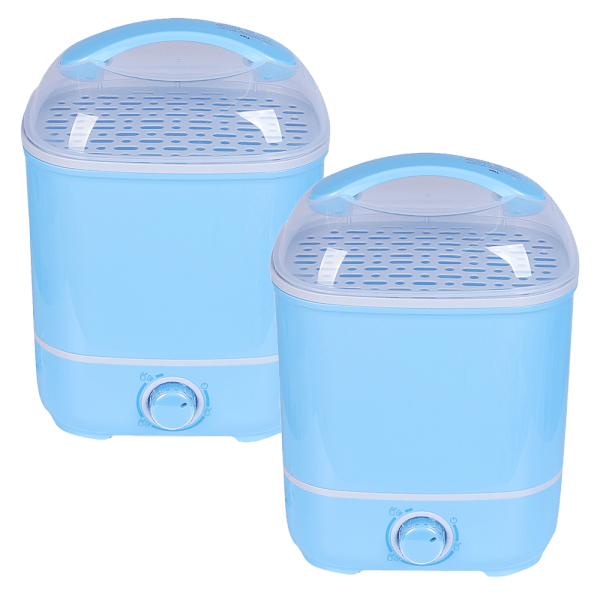 Combo 2 Máy tiệt trùng sấy khô Gluck Baby GX07 ( 06 bình- Xanh)