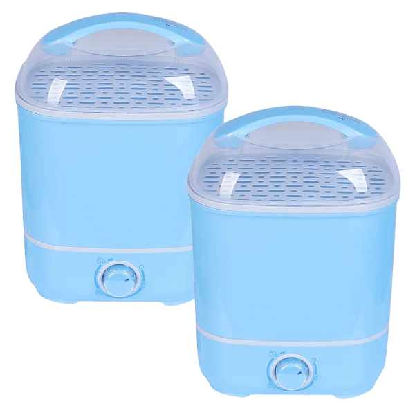 Combo 2 Máy tiệt trùng sấy khô Gluck Baby GX07 ( 06 bình- Xanh)