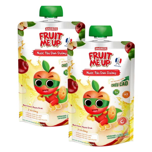 Combo 2 Fruit Me Up Nước Táo Dinh Dưỡng 150ml/Fruit Me Up Nutrious Apple drink 150ml