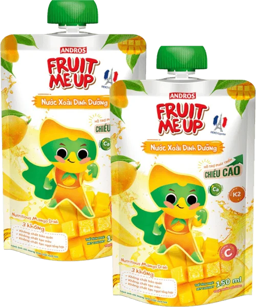 Combo 2 Fruit Me Up Nước Xoài Dinh Dưỡng 150ml/Fruit Me Up Nutrious Mango drink 150ml