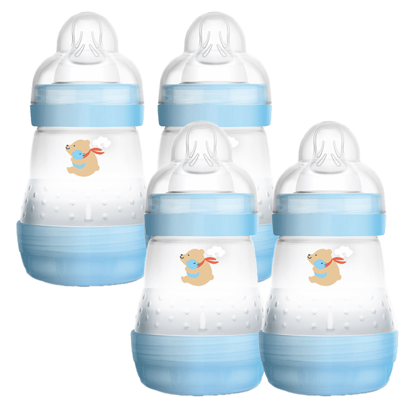 Combo 2 set 2 Bình sữa Mam Easy Start Anticolic (chống đầy hơi, 160ml, xanh dương)