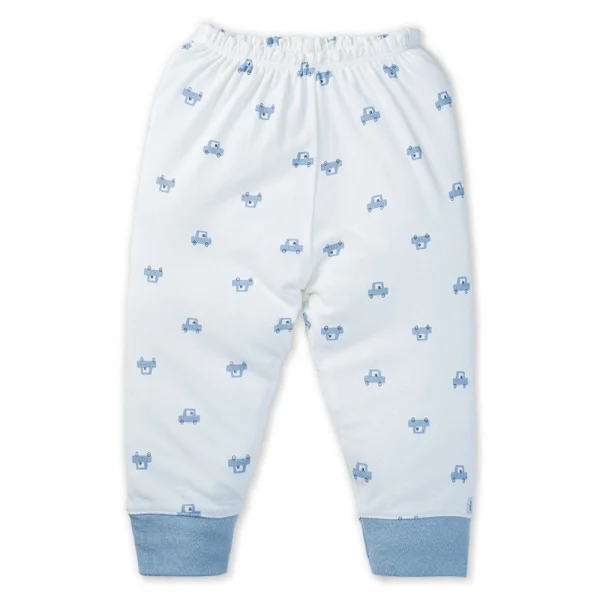 Set 2 Bộ kháng khuẩn Modal dài Xe hơi Animo VD1023005 (0-24M,Xanh biển)