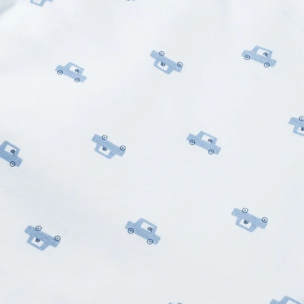 Set 2 Bộ kháng khuẩn Modal dài Xe hơi Animo VD1023005 (0-24M,Xanh biển)