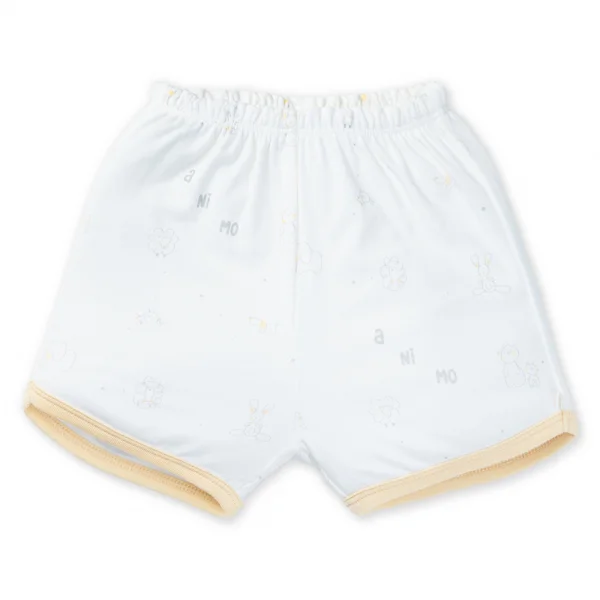 Set 2 Bộ kháng khuẩn Modal ngắn Cầu vồng Animo VD1023002 (0-24M,Vàng)