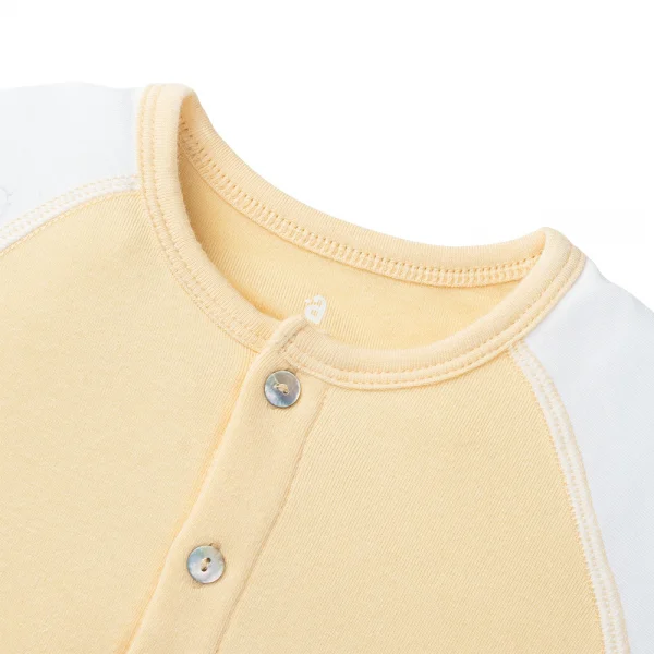 Set 2 Bộ kháng khuẩn Modal ngắn Cầu vồng Animo VD1023002 (0-24M,Vàng)