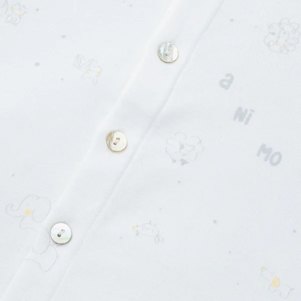 Set 2 Bộ kháng khuẩn Modal ngắn Cầu vồng Animo VD1023002 (0-24M,Vàng)