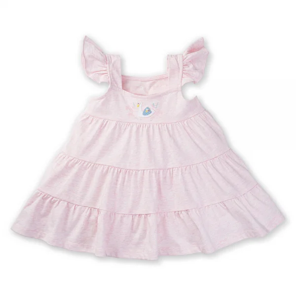 Đầm bé gái Thiên Nga Animo VD1223052 (6M-6Y,Hồng)