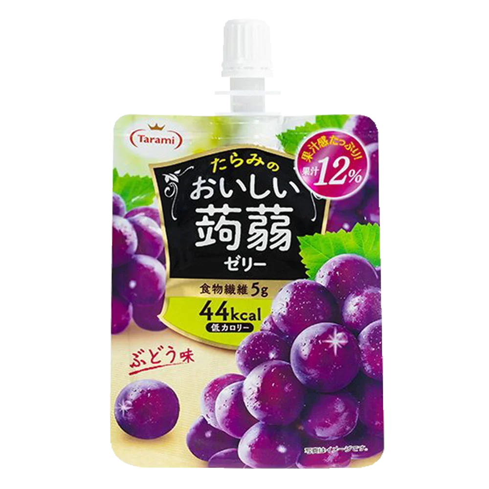 Thạch túi Tarami vị nho đen