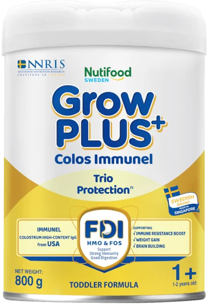 Sản phẩm dinh dưỡng công thức GrowPLUS+ Colos Immunel 1+, 800g (1-2 tuổi)