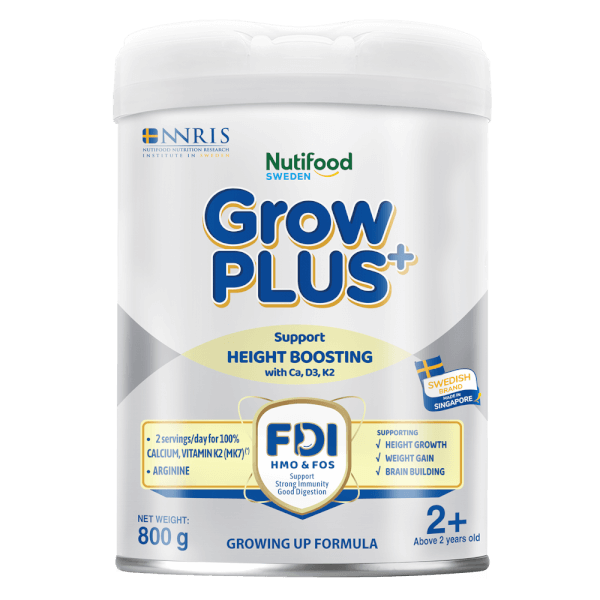 Sản phẩm dinh dưỡng công thức GrowPLUS+ 2+ (Bạc), 800g (trên 2 tuổi)