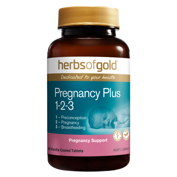 Combo 2 Vitamin tổng hợp cho mẹ bầu và mẹ cho con bú Herbs of Gold Pregnancy Plus 1-2-3