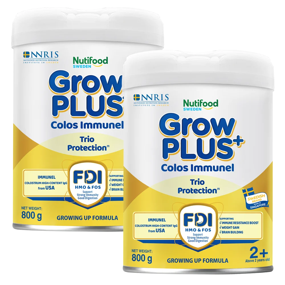 Combo 2 Sản phẩm dinh dưỡng công thức GrowPLUS+ Colos Immunel 2+, 800g ( trên 2 tuổi)