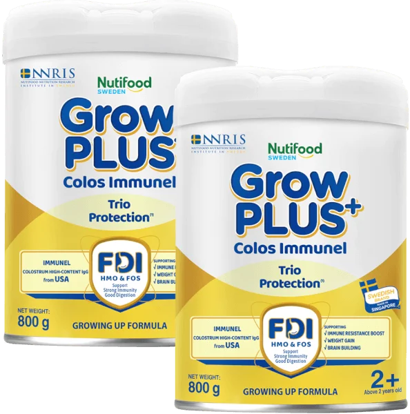Combo 2 Sản phẩm dinh dưỡng công thức GrowPLUS+ Colos Immunel 2+, 800g ( trên 2 tuổi)