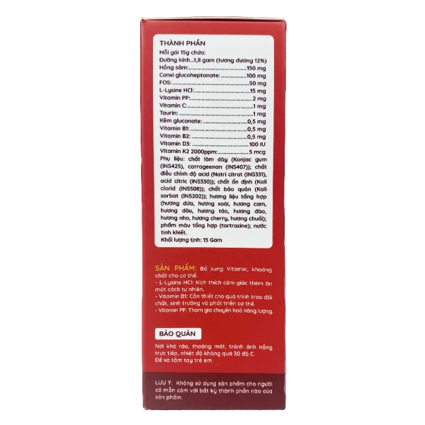 Thực phẩm bổ sung Red Ginseng Jelly M